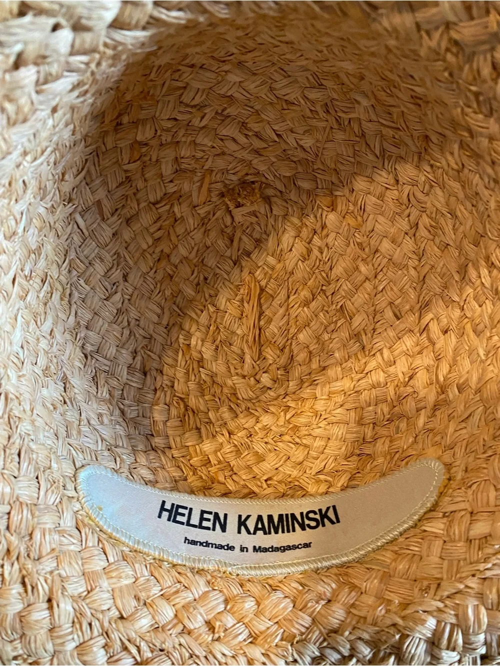 Helen Kaminski Raffia Straw Hat, handmade in Madagascar
